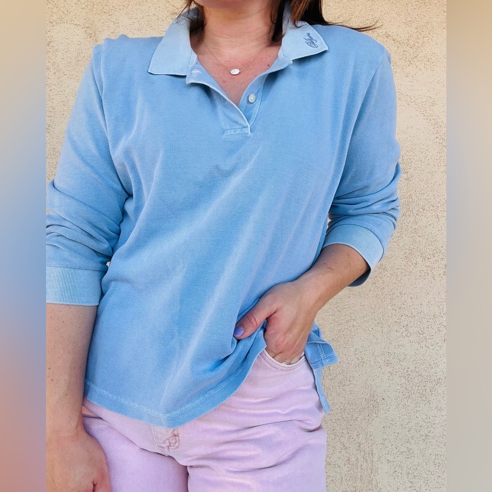 Ralph Lauren Vintage Pollo Jeans Co. light blue
